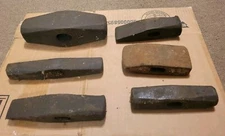 Vintage TOOLS Blacksmith Hammer Head LOT CROSS STRAIGHT PEEN Sledge Atha PLUMB