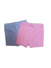 2 pairs of Carter's 18 month blue and pink stretch shorts