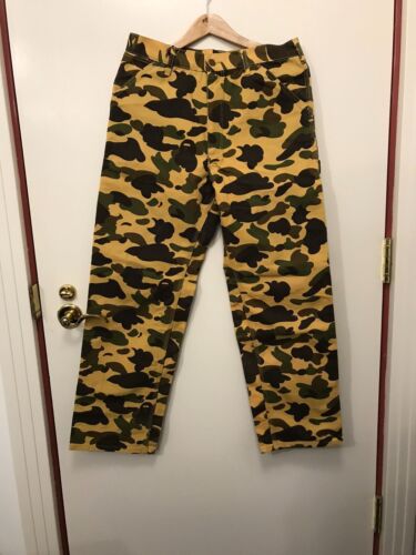 BAPE X CARHARTT PAINTER PANTS MEDIUM - image 1