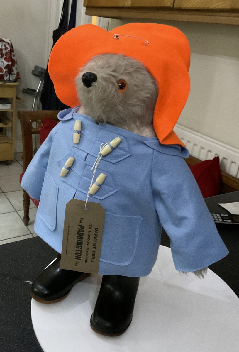 VINTAGE ORIGINAL GABRIELLE DESIGN PADDINGTON TEDDY BEAR DUNLOP