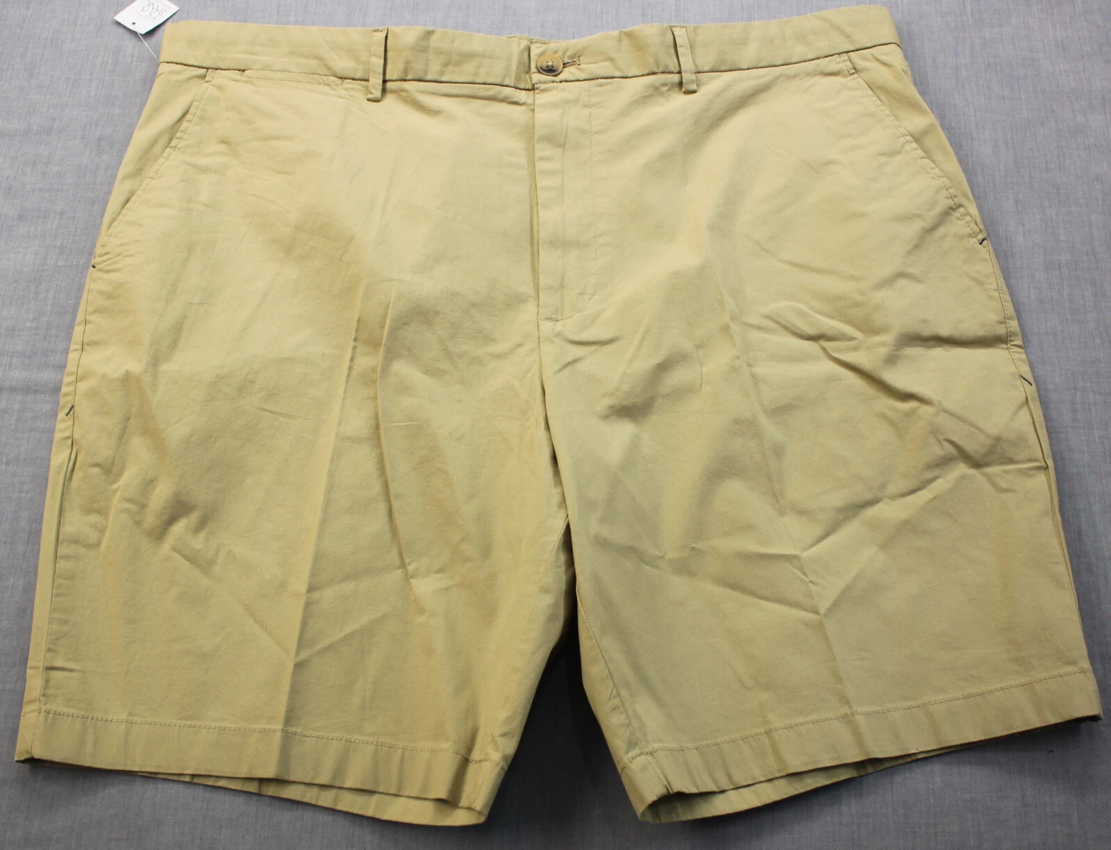 JoS A Bank 1905 Mens Beige Cotton Blend Stretch Tailored Fit Chino Shorts NWT 42