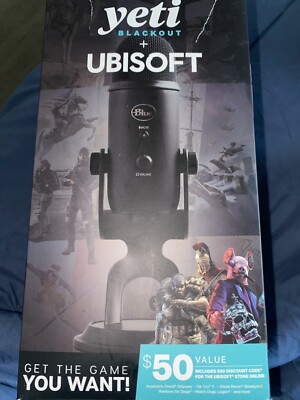 Blue Microphones Blackout Yeti USB Microphone with Ubisoft Discount Code - Black