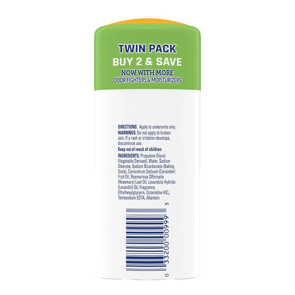 ARM & HAMMER Essentials Deodorant, Fresh Rosemary Lavender, 2.5 oz, 2 Ct - Image 2 of 4