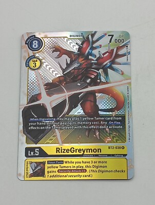 Digimon TCG Einzelkarte RizeGreymon NM
