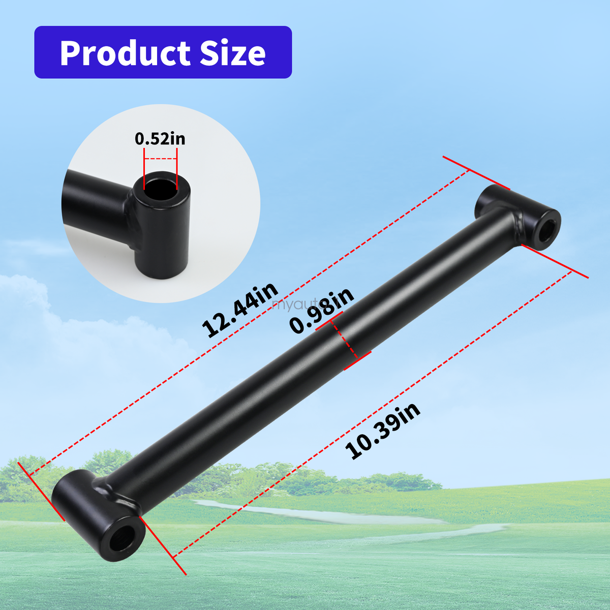 Deck Locator Bar for Bad Boy ZT Elite 2017 - 2021 Mower Deck