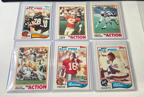 1982 Topps Football Complete Set With Lawrence Taylor Rookie Card NFL