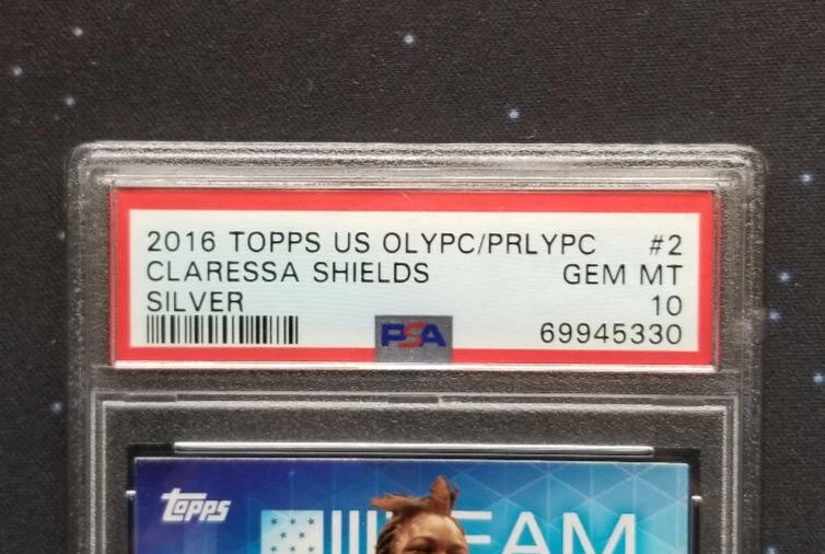 2016 Claressa Shields PSA 10 GEM MT Silver Topps US Olypc/Prlypc Boxing - Image 4 of 4