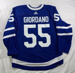 Mark Giordano Game Worn Used Jersey April 1 & 8 2024