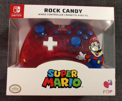 Nintendo Switch Super Mario Wired Controller - Rock Candy - Nintendo Switch