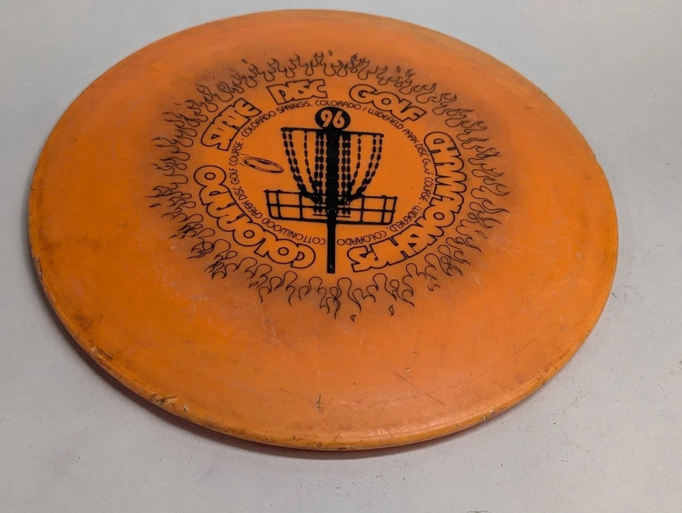 Innova DX Raven Ontario Mold 171g Orange Midrange Disc Golf Driver 1996 Tourney - Image 2 of 4