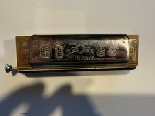 Vintage M. Hohner Chromonica 260 Harmonica Made in Germany Award Engravings