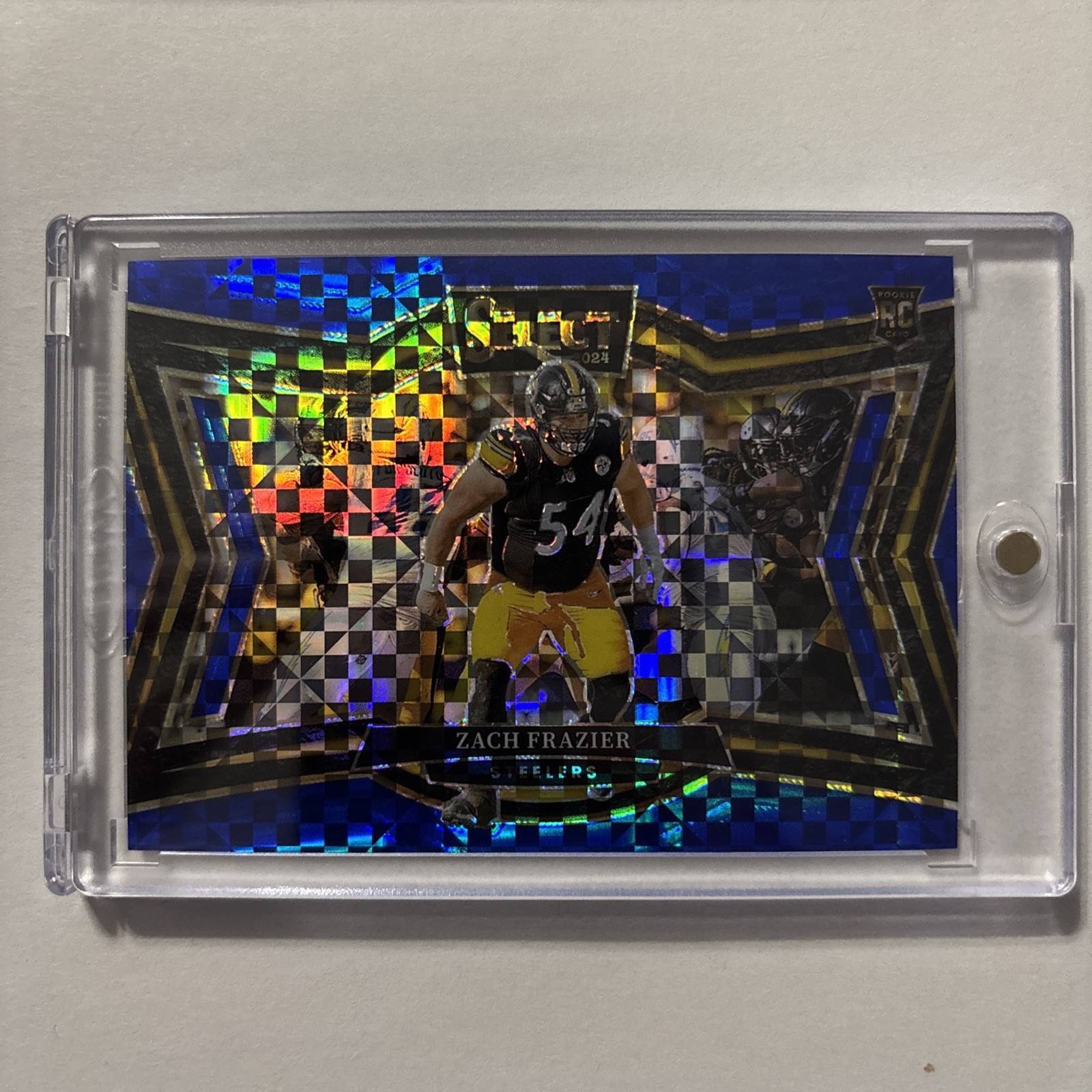 Zach Frazier Panini Select #435 Blue