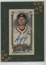 2025 Topps Allen & Ginter Framed Mini Green Frame /50 Austin Riley Auto qf6
