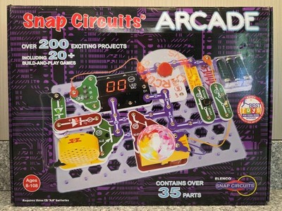 Elenco Snap Circuits Arcade Game Experiment Kit SCA-200 2015 Complete