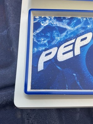 Vintage Pepsi Advertising Plastic Battery Operated Hanging Wall