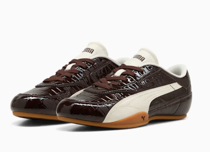 Puma Bella Mina Croc 407668-01 Chocolate Fondue Gum Women's Size