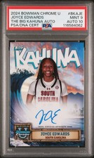 2024 Bowman Chrome U The Big Kahuna Auto Joyce Edwards #BKAJE PSA 9 Auto 10
