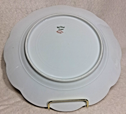 Haviland France Limoges Schleiger 42E Pink Flowers Dinner Plate 9-3/4” - 7 Total - Picture 2 of 17