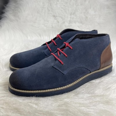 Moods of Norway Made In Portugal Oxford Shoes blue-brown Mens Sz 43 US 10