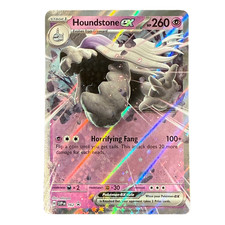 Pokémon Houndstone ex SVP162 SV Black Star Promo Card Pokemon TCG