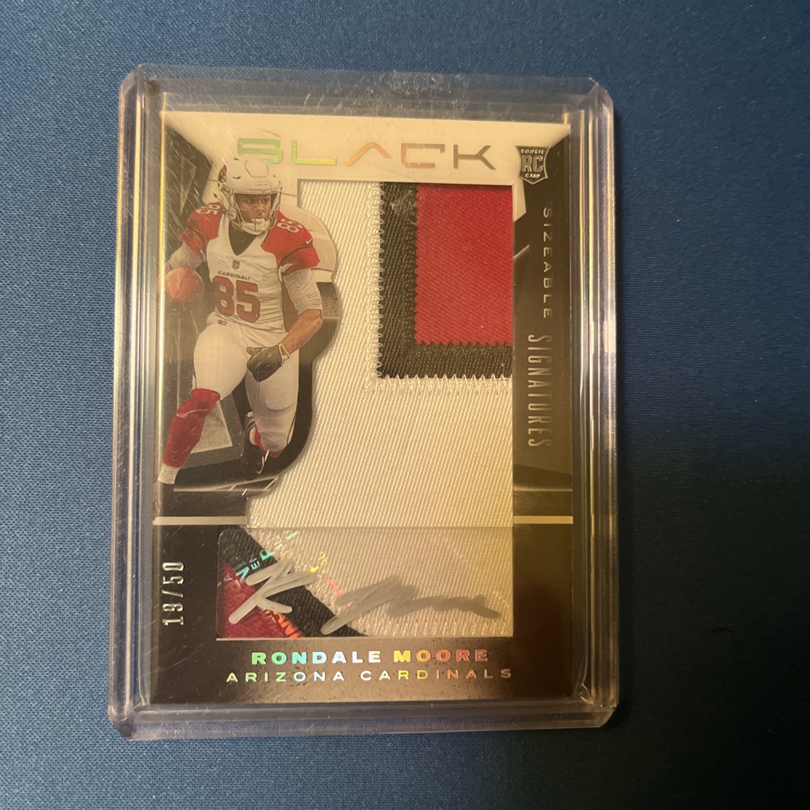 Rondale Moore Panini Black Sizeable Signatures Rookie Jersey #SRJRM Base