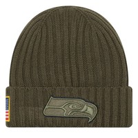 New Era Salute To Service WintermüTze - Seattle Seahawks