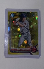 Chase Meidroth - 2022 Bowman Draft Chrome 1st Yellow Sapphire 53/99 #BDC-92