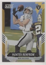 2021 Score Gold Zone 11/50 Hunter Renfrow #227 04cw