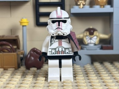 Lego Star Wars custom Sand Red Clone Commander