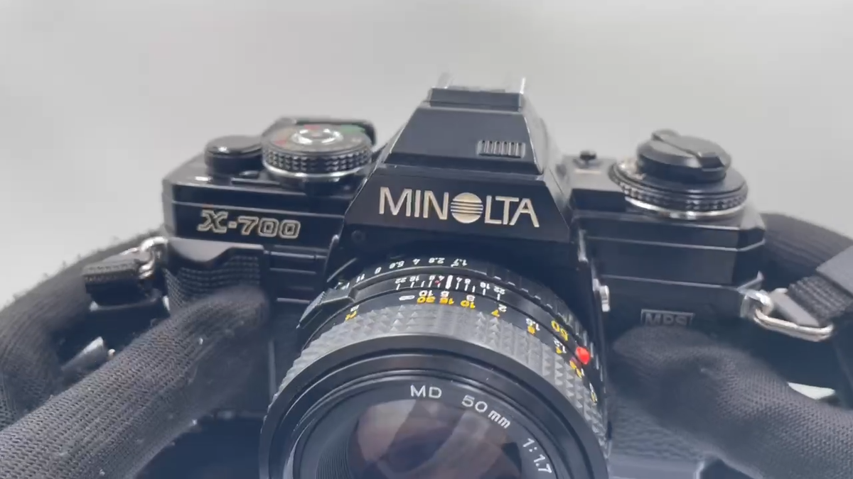 [美品] ミノルタ MINOLTA New X-700 MD 50mm F1.7 Minolta X-700 35mm Film SLR with MD 50mm f1.7 – Alpine Camera