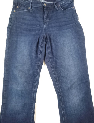 Vera Wang Simply Vera-Womens Jeans-Mid Rise Bootcut-Size 6 (32x29) Stretch Waist