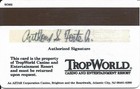 TropWorld Casino - Atlantic City, NJ - 9a Issue Slot Card, with SC952 — photo 2