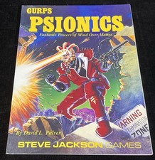 GURPS: Psionics RPG - Steve Jackson - First Edition - OOP/Rare!!! NM+