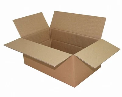75x Faltkarton  500x300x(100)-210mm (Außenmaß) mit variabler Höhe 2-wellig braun - Bild 1 von 2