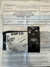 New plate with  8130  P/N   96-364052