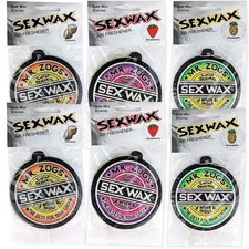 Sex Wax Coconut Strawberry Pineapple Air Freshener 6 Pack Total 6 Scents
