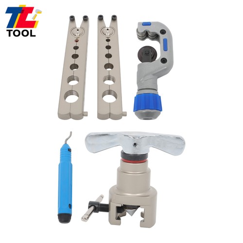 6 Holes Flaring Tool Kit 45ยฐ Tube Flare Tool For 1/4 - 3/4 6-19mm Single Flare