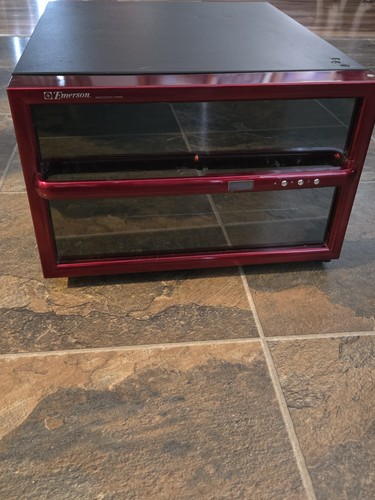 Emerson Model FR23RD 8 Bottle Wine Refrigerator Red Works