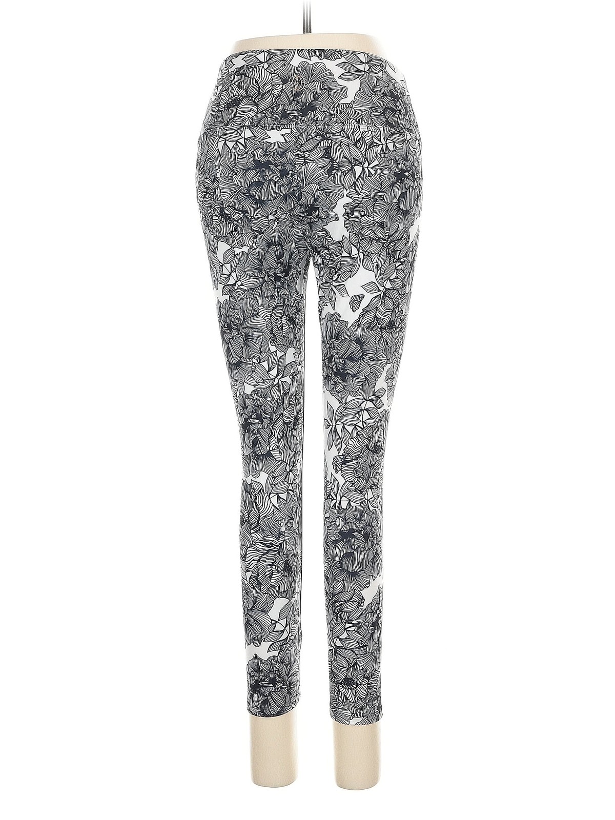 Balance Collection Women Silver Leggings 8 thumbnail 2