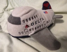 Delta Airlines 9” Plush Airplane 2015 Daron No Sound