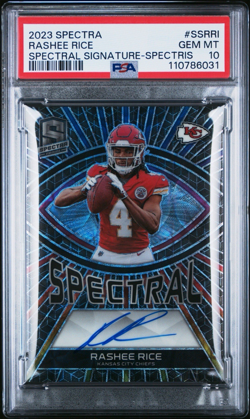 Rashee Rice Panini Spectra Spectral Signatures #SSRRI Spectris