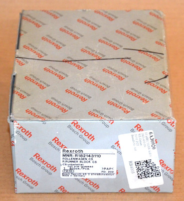REXROTH BOSCH R182143110 Rollenwagen CS RUNNER BLOCK LINEAR BEARING NEU NEW OVP