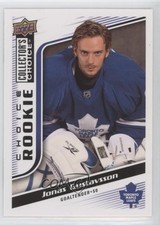 2009-10 Upper Deck Collector's Choice Choice Rookie Jonas Gustavsson #296 8tn