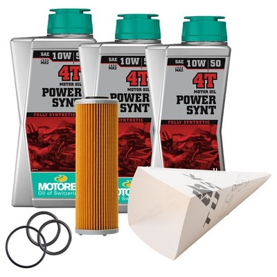 Tusk 15298606280c9c-451bd9 4-Stroke Oil Change Kit Motorex Power Full Synthetic