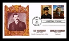 DR JIM STAMPS US COVER BAT MASTERSON LEGENDS OF THE WEST FIRST DAY ISSUE COMBO