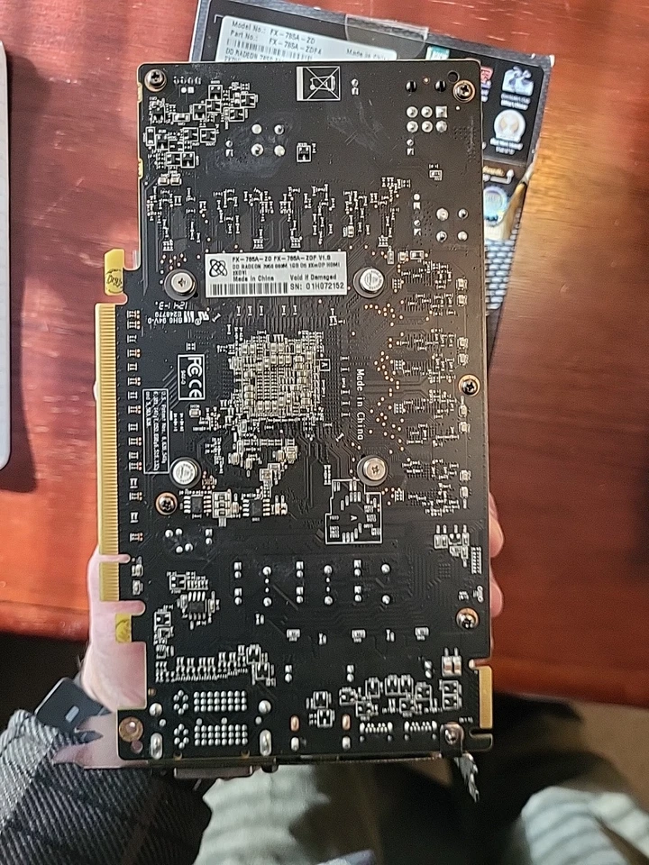 XFX R7800 Series Radeon 7850 Ghost Thermal FX-785A-ZD Video Card HDMI 1gb Ddr5  - Image 4 of 4