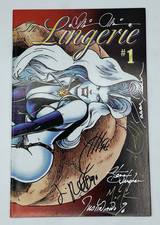 Lady Death in Lingerie #1 Chaos Comics Signed x8 Mack Brian Pulido Steven Hughes