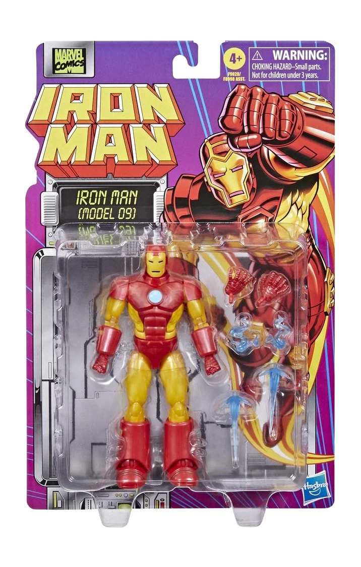 HASBRO Figura de acción articulada MARVEL LEGENDS SERIES IRON MAN MODEL 09 15 CM