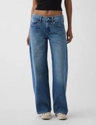 Hailey Bieber x Gap - The Hailey Low Rise Loose Jean (Medium Indigo / Size 25)