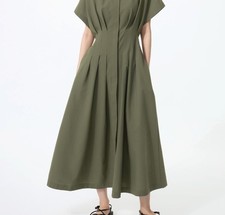 UNIQLO Seersucker Shirt Dress Japan NEW